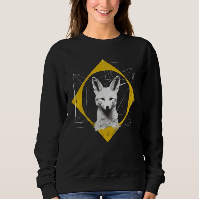 Camiseta Fox Artwork Geometric Animal Fox 1 (Frente)