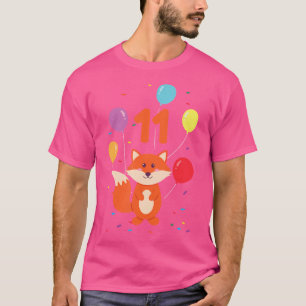 Camiseta Fox Balloons - Festa de aniversário Zoo Animal 11