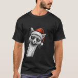 Camiseta Fox Christmas Santa Hat Pajama Engraçado Fox Xmas<br><div class="desc">Fox Christmas Santa Hat Pajama Engraçado Fox Xmas</div>