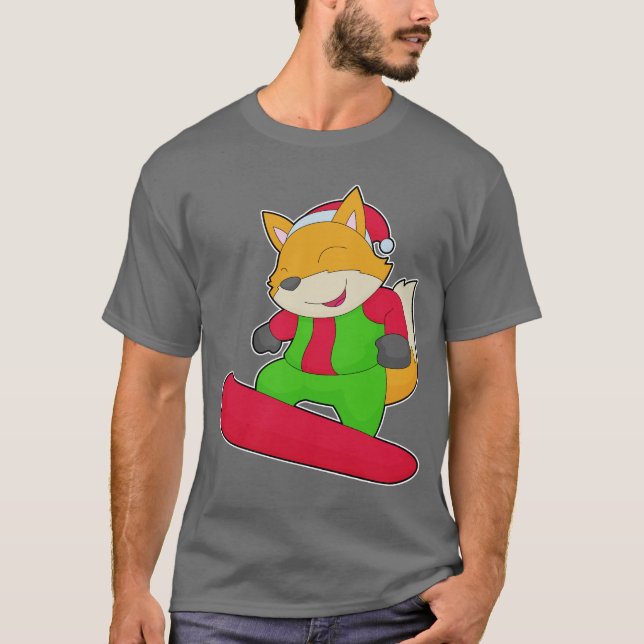 Camiseta Fox Christmas Snowboard (Frente)