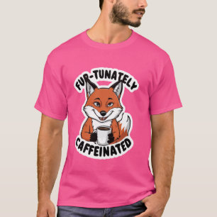 Camiseta Fox Coffee Lover Caffeine Fox Mug Café 1