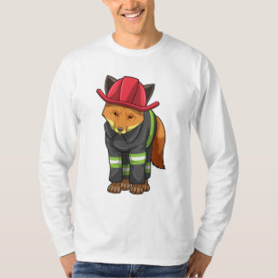 Camiseta Fox como Bombeiro com Capacete
