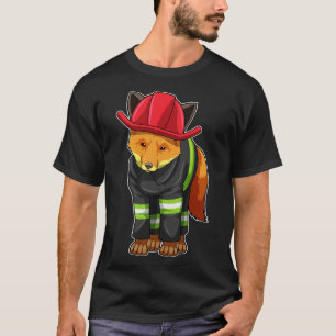 Camiseta Fox como Bombeiro com Capacete