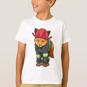 Camiseta Fox como Bombeiro com Capacete