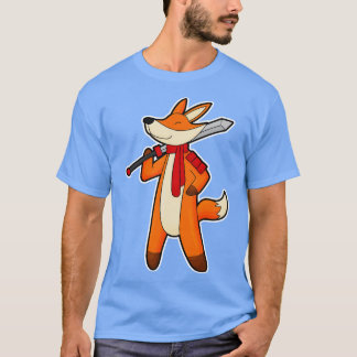 Camiseta Fox como guerreiro com espada