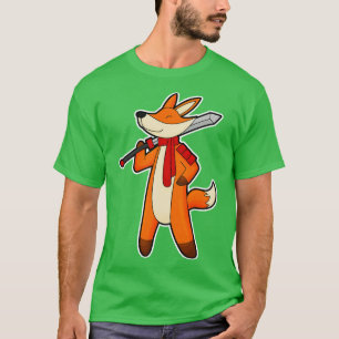 Camiseta Fox como guerreiro com espada
