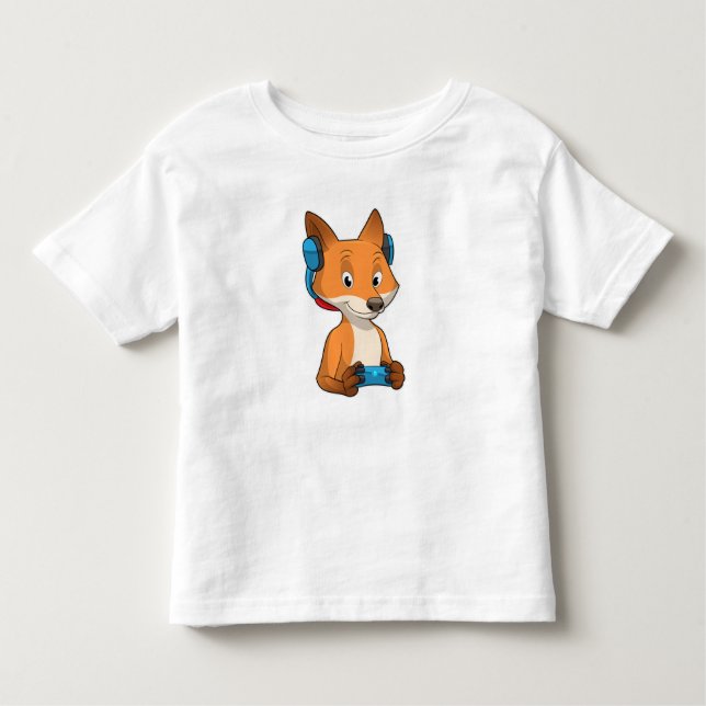 Camiseta Fox como Jogador com Joystick (Frente)