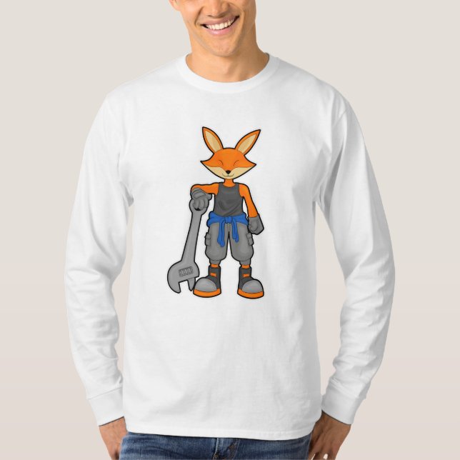 Camiseta Fox como Mecânica com Espanhol (Frente)