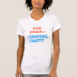 Camiseta FOX: Comportamento animal