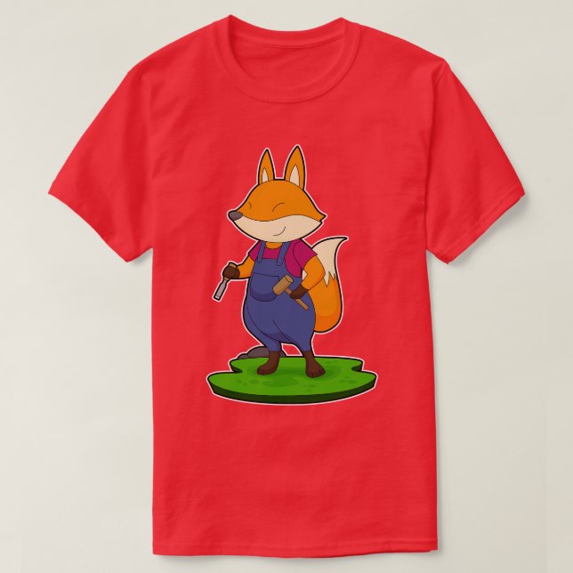 Camiseta Fox Craftsman Chisel Hammer (Frente do Design)