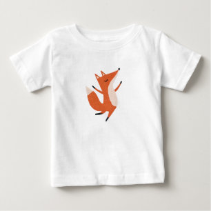 Camiseta Fox Cute Art Dançar