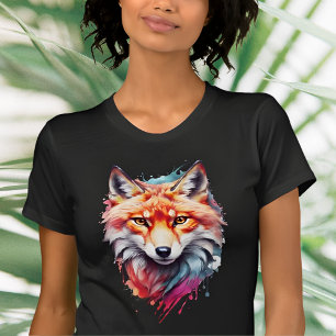 Camiseta Fox de Aquarela