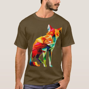 Camiseta Fox de Origami Reproduzível