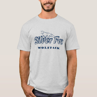 Camiseta Fox de prata Wolfpack