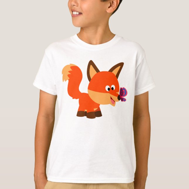 Camiseta Fox E Borboleta-De-Camisa (Frente)