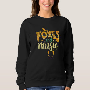 Camiseta Fox E Música Animais Florestais Da Natureza
