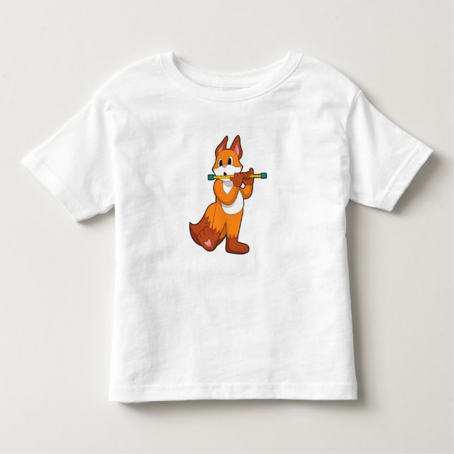 Camiseta Fox em Música com Flute.PNG (Frente)