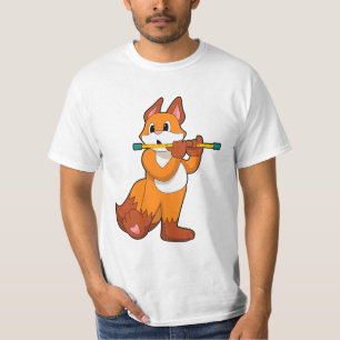 Camiseta Fox em Música com Flute.PNG