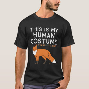 Camiseta Fox Este É O Meu Hu Eu Sou Realmente Um Raposo