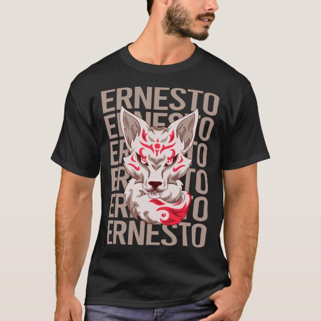 Camiseta Fox Face - Ernesto Name (Frente)
