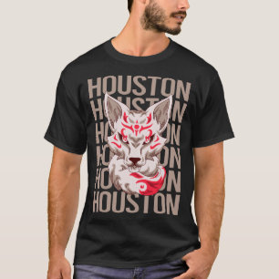 Camiseta Fox Face - Houston Name