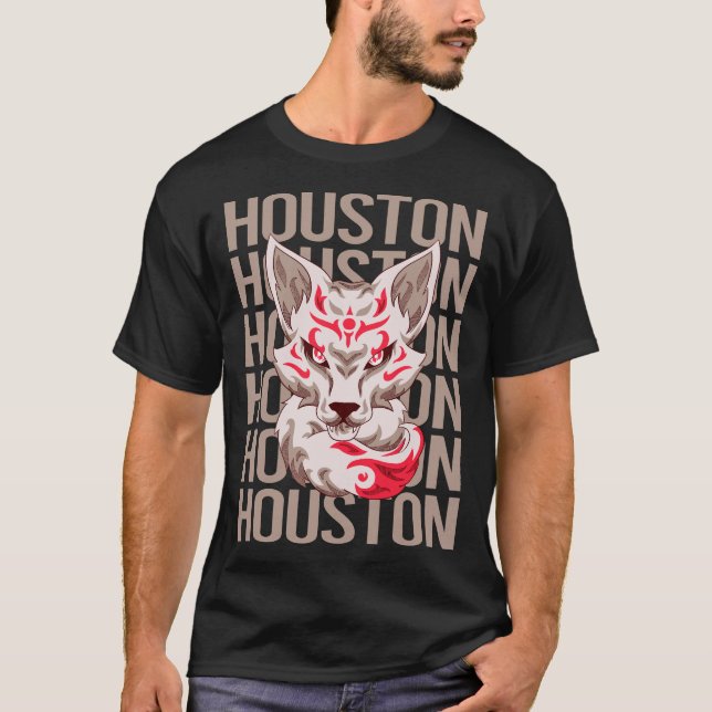 Camiseta Fox Face - Houston Name (Frente)