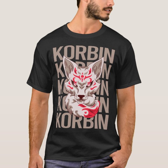 Camiseta Fox Face - Korbin Name (Frente)