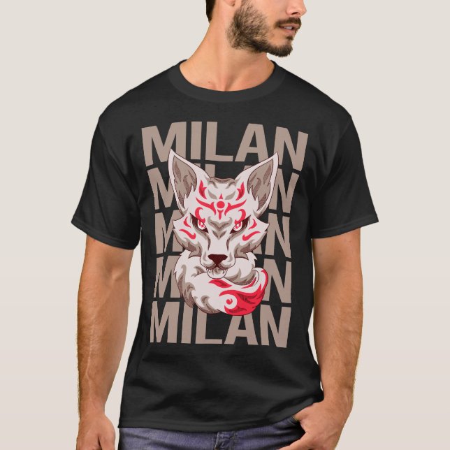 Camiseta Fox Face - Milan Name (Frente)