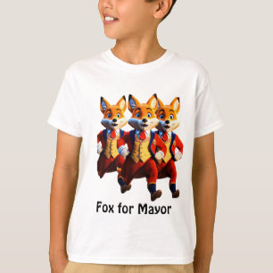 Camiseta "Fox for Mayor: Vintage Vibes Tee"