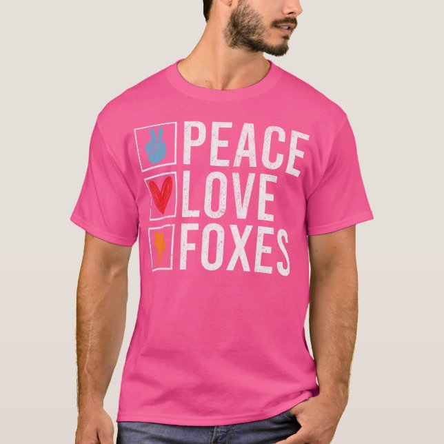 Camiseta Fox Fox do Amor pela Paz (Frente)