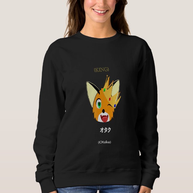 Camiseta Fox Fox King Otaku (Frente)