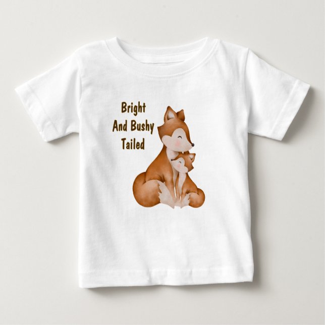 Camiseta Fox Foxy com Mãe (Frente)