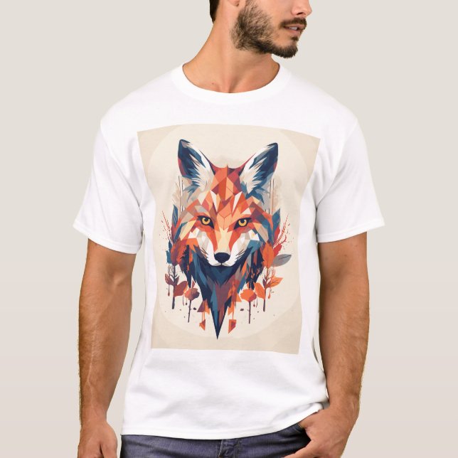 Camiseta Fox Geométrica (Frente)