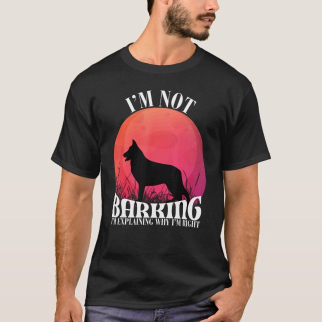 Camiseta Fox German Shepherd é para donos de Pastor Alemão (Frente)