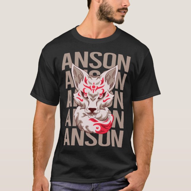 Camiseta Fox Head - Anson Name (Frente)