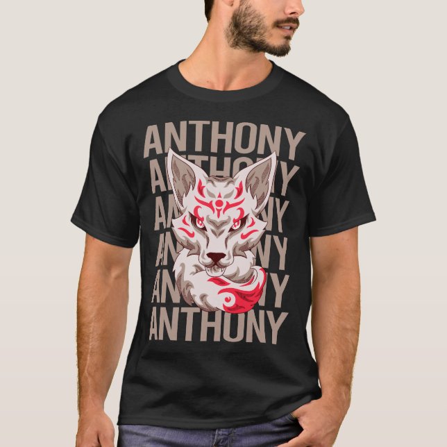 Camiseta Fox Head - Anthony Name (Frente)