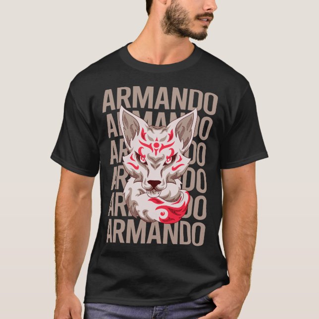 Camiseta Fox Head - Armando Name (Frente)
