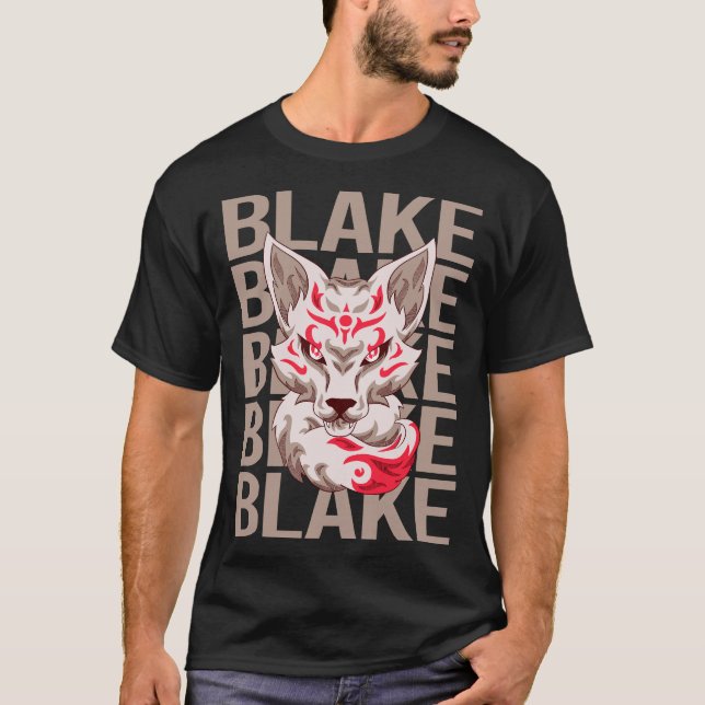 Camiseta Fox Head - Blake Name (Frente)
