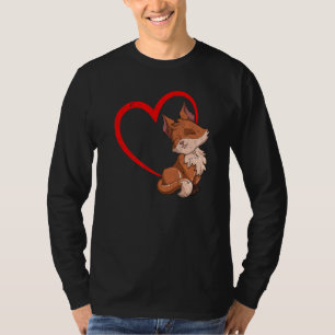 Camiseta Fox Heart Forest Animal Nature