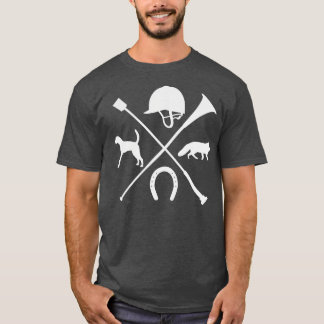 Camiseta Fox Hunting Foxhound Crop Horn Hound Fox Hunt