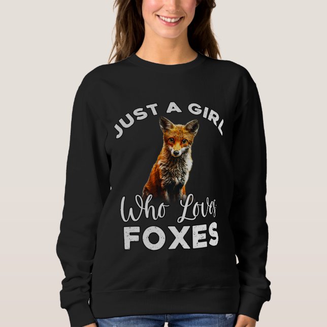 Camiseta Fox  Just A Girl Who Loves Foxes (Frente)