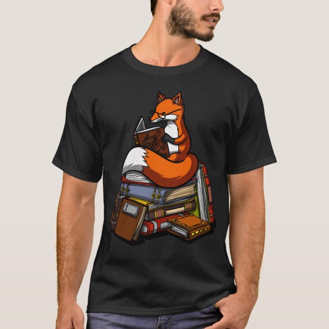 Camiseta Fox Lendo Um Livro (Frente)