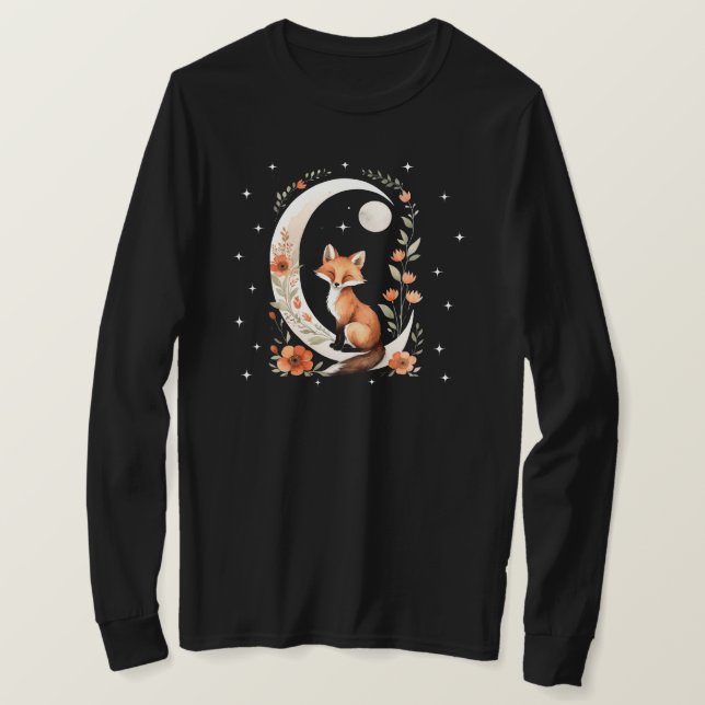 Camiseta Fox Long Sleeve T Shirt (Frente do Design)