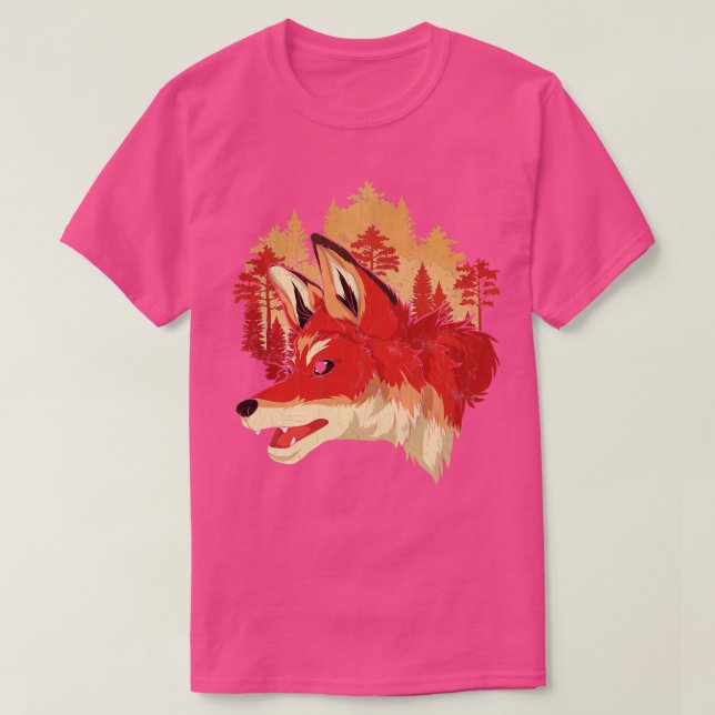 Camiseta Fox Lover Wildlife Animal Nature Forest Fox (Frente do Design)