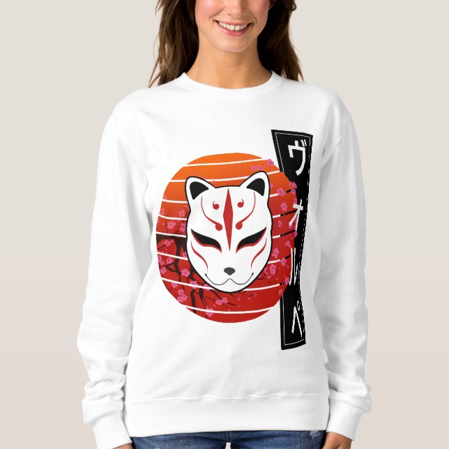 Camiseta fox mask design (Frente)