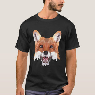 Camiseta Fox Motif Polygon Fox Foxes Forest Animal
