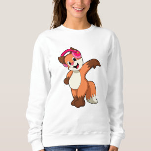 Camiseta Fox na Música com Fone de Ouvido
