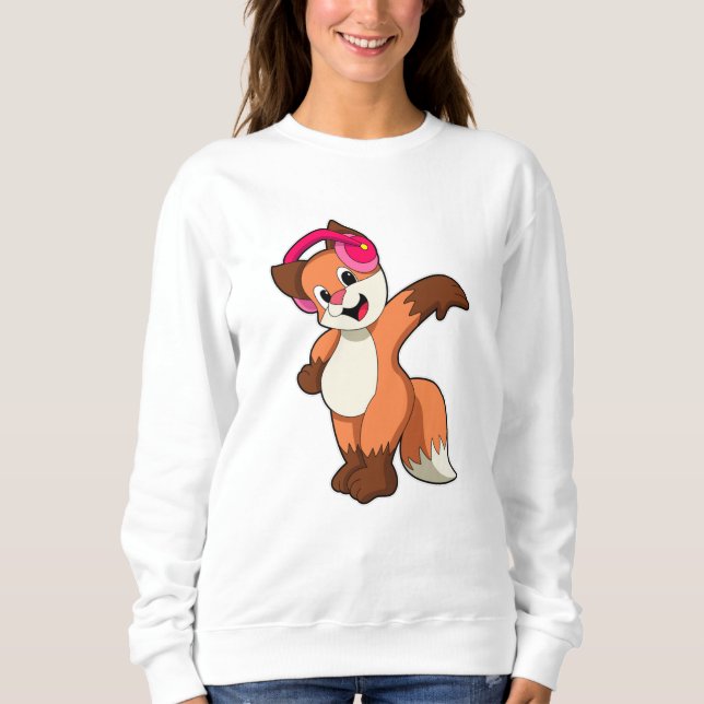 Camiseta Fox na Música com Fone de Ouvido (Frente)
