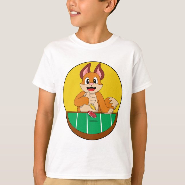 Camiseta Fox no Poker com batatas fritas (Frente)