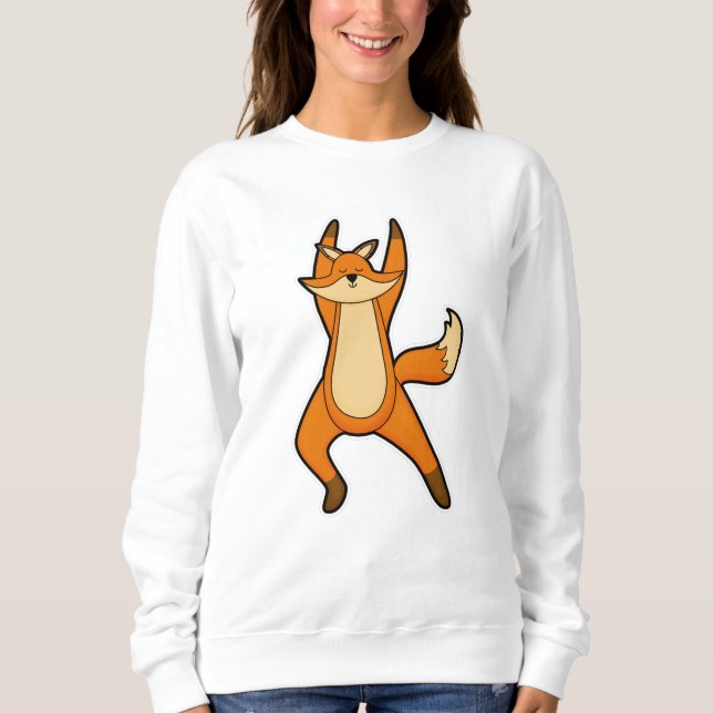 Camiseta Fox no Yoga Stretching (Frente)